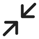Arrow Minimize SVG Icon